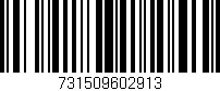 Código de barras (EAN, GTIN, SKU, ISBN): '731509602913'