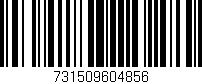 Código de barras (EAN, GTIN, SKU, ISBN): '731509604856'