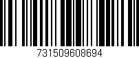 Código de barras (EAN, GTIN, SKU, ISBN): '731509608694'