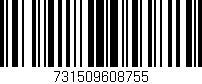 Código de barras (EAN, GTIN, SKU, ISBN): '731509608755'