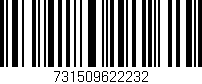 Código de barras (EAN, GTIN, SKU, ISBN): '731509622232'