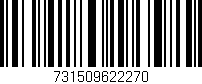 Código de barras (EAN, GTIN, SKU, ISBN): '731509622270'