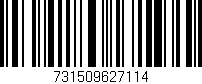 Código de barras (EAN, GTIN, SKU, ISBN): '731509627114'
