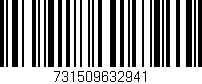 Código de barras (EAN, GTIN, SKU, ISBN): '731509632941'