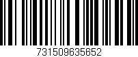 Código de barras (EAN, GTIN, SKU, ISBN): '731509635652'