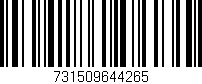 Código de barras (EAN, GTIN, SKU, ISBN): '731509644265'