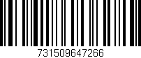 Código de barras (EAN, GTIN, SKU, ISBN): '731509647266'
