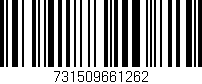 Código de barras (EAN, GTIN, SKU, ISBN): '731509661262'