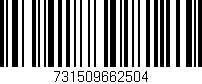 Código de barras (EAN, GTIN, SKU, ISBN): '731509662504'
