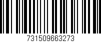 Código de barras (EAN, GTIN, SKU, ISBN): '731509663273'