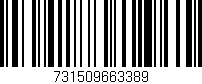 Código de barras (EAN, GTIN, SKU, ISBN): '731509663389'