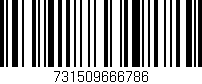Código de barras (EAN, GTIN, SKU, ISBN): '731509666786'