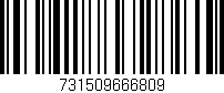 Código de barras (EAN, GTIN, SKU, ISBN): '731509666809'