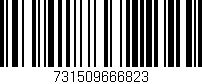 Código de barras (EAN, GTIN, SKU, ISBN): '731509666823'
