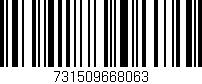 Código de barras (EAN, GTIN, SKU, ISBN): '731509668063'