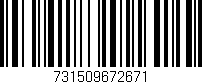 Código de barras (EAN, GTIN, SKU, ISBN): '731509672671'