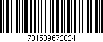Código de barras (EAN, GTIN, SKU, ISBN): '731509672824'