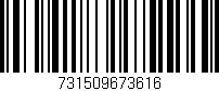 Código de barras (EAN, GTIN, SKU, ISBN): '731509673616'