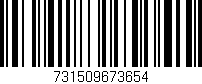 Código de barras (EAN, GTIN, SKU, ISBN): '731509673654'