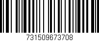 Código de barras (EAN, GTIN, SKU, ISBN): '731509673708'