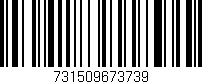 Código de barras (EAN, GTIN, SKU, ISBN): '731509673739'