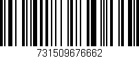 Código de barras (EAN, GTIN, SKU, ISBN): '731509676662'