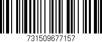 Código de barras (EAN, GTIN, SKU, ISBN): '731509677157'