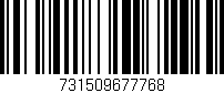 Código de barras (EAN, GTIN, SKU, ISBN): '731509677768'