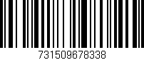 Código de barras (EAN, GTIN, SKU, ISBN): '731509678338'