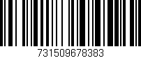 Código de barras (EAN, GTIN, SKU, ISBN): '731509678383'