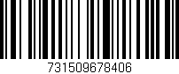 Código de barras (EAN, GTIN, SKU, ISBN): '731509678406'
