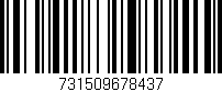 Código de barras (EAN, GTIN, SKU, ISBN): '731509678437'