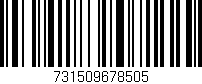 Código de barras (EAN, GTIN, SKU, ISBN): '731509678505'