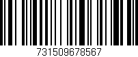 Código de barras (EAN, GTIN, SKU, ISBN): '731509678567'
