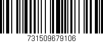 Código de barras (EAN, GTIN, SKU, ISBN): '731509679106'
