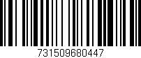 Código de barras (EAN, GTIN, SKU, ISBN): '731509680447'
