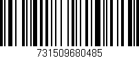 Código de barras (EAN, GTIN, SKU, ISBN): '731509680485'