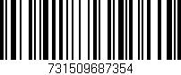 Código de barras (EAN, GTIN, SKU, ISBN): '731509687354'