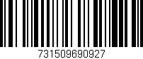Código de barras (EAN, GTIN, SKU, ISBN): '731509690927'