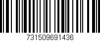 Código de barras (EAN, GTIN, SKU, ISBN): '731509691436'