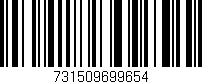 Código de barras (EAN, GTIN, SKU, ISBN): '731509699654'