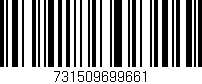 Código de barras (EAN, GTIN, SKU, ISBN): '731509699661'