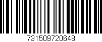 Código de barras (EAN, GTIN, SKU, ISBN): '731509720648'