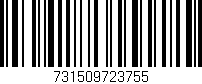 Código de barras (EAN, GTIN, SKU, ISBN): '731509723755'