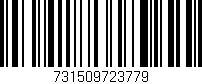 Código de barras (EAN, GTIN, SKU, ISBN): '731509723779'