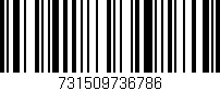 Código de barras (EAN, GTIN, SKU, ISBN): '731509736786'