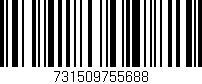Código de barras (EAN, GTIN, SKU, ISBN): '731509755688'