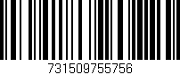 Código de barras (EAN, GTIN, SKU, ISBN): '731509755756'