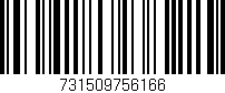 Código de barras (EAN, GTIN, SKU, ISBN): '731509756166'