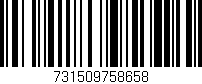 Código de barras (EAN, GTIN, SKU, ISBN): '731509758658'